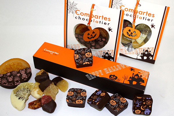 「コンパーテス ショコラティエ」のハロウィンショコラ 限定デザインで登場