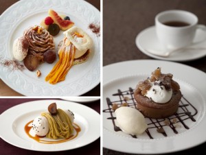 キハチ カフェ各店限定新作“栗スイーツ”登場!「栗、かぼちゃのモンブラン」「フォンダン オ マロン」など