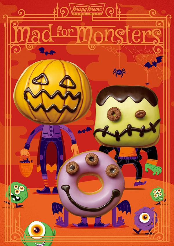 クリスピー・クリーム・ドーナツ　ハロウィン限定「Mad for Monsters」新発売