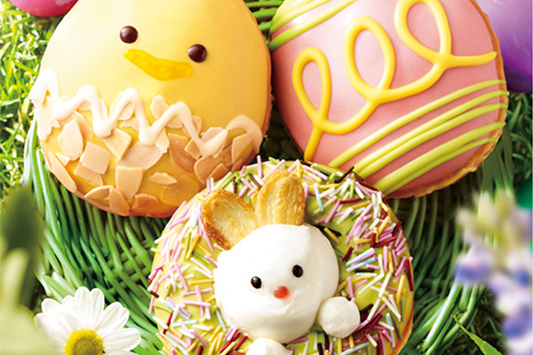 クリスピー・クリーム・ドーナツの「イースタードーナツ」3種　3/23より期間限定販売