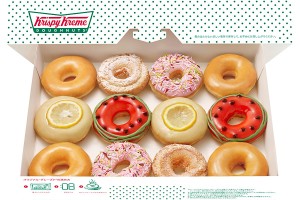 クリスピー・クリーム・ドーナツ 夏の新作フルーツドーナツ「スイカ」と「レモン」