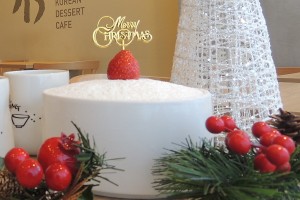 まるでショートケーキのようなかき氷「いちごケーキソルビン」クリスマス向け限定発売
