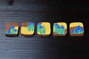 岡田美術館収蔵「燕子花図屏風」チョコレート 日本橋三越本店限定 先行販売