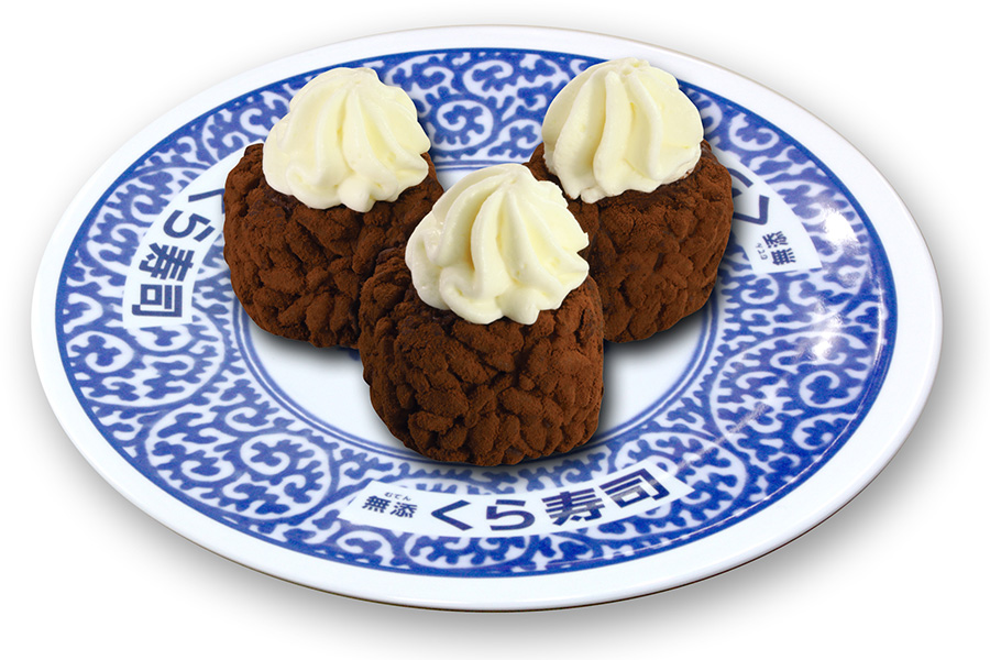 くら寿司のバレンタイン ティラミスシ チョコプリンをシャリで巻いた 新感覚デザート寿司登場 甘党男子 スイーツ男子のためのスイーツ情報サイト