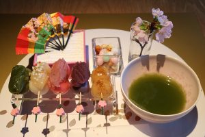 銀座ハンズエキスポカフェ 桜タルト&お花見だんごで桜満開
