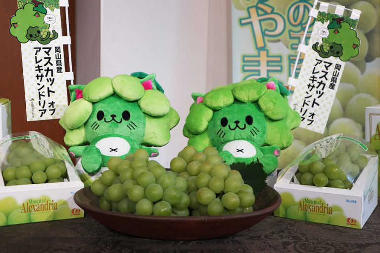シーズン到来！岡山産高級マスカット「アレキサンドリア」販売開始 千疋屋にてパフェ&タルト販売