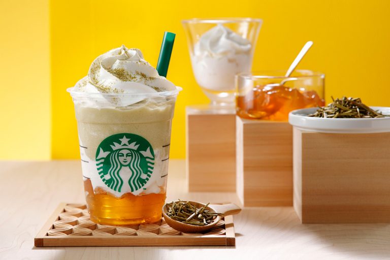 スタバ 新作フラペチーノは黄金に輝く「加賀 棒ほうじ茶」5/30新発売
