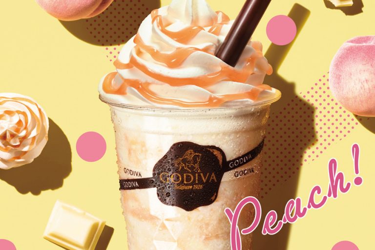 ゴディバ 期間限定「ショコリキサー ホワイトチョコレート ピーチ」新発売