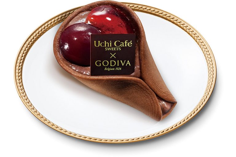 ローソン GODIVA監修「チェリーショコラロールケーキ」「チェリーショコラワッフル」新発売