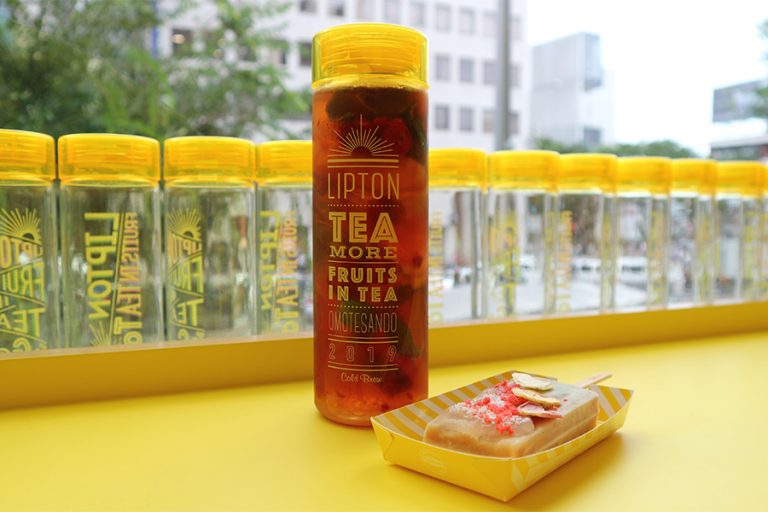 リプトン タンブラーで楽しむ「フルーツインティー」専門店 期間限定オープン！今年はアイスも新登場