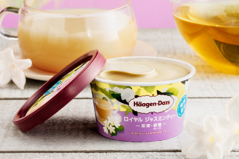 ハーゲンダッツ初のジャスミンティーフレーバー「ロイヤル ジャスミンティー〜茶葉・銀毫（ぎんごう）〜」登場