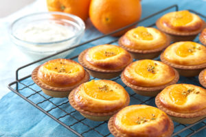 チーズタルト専門店BAKE 夏の爽やかフレーバー「オレンジヨーグルトチーズタルト」