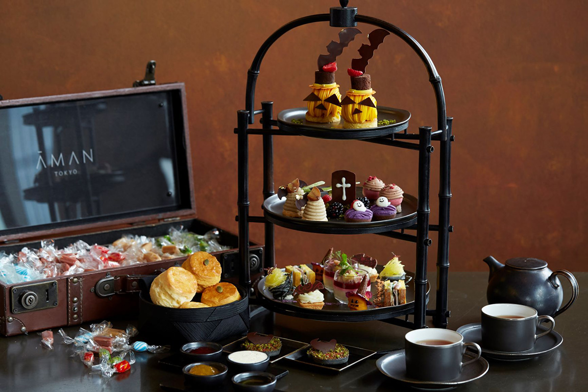 アマン東京 モンブランづくし「ハロウィン モンブラン アフタヌーンティー」 AMADAN（甘党男子） スイーツ情報サイト