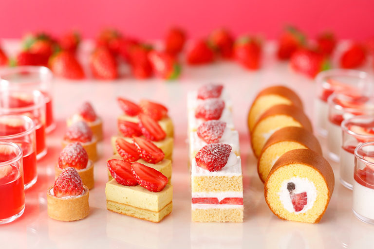 ホテルニューオータニ「スーパーいちごビュッフェ2021」スーパーあまおうショートケーキ&エルメ新作ピスタチオも