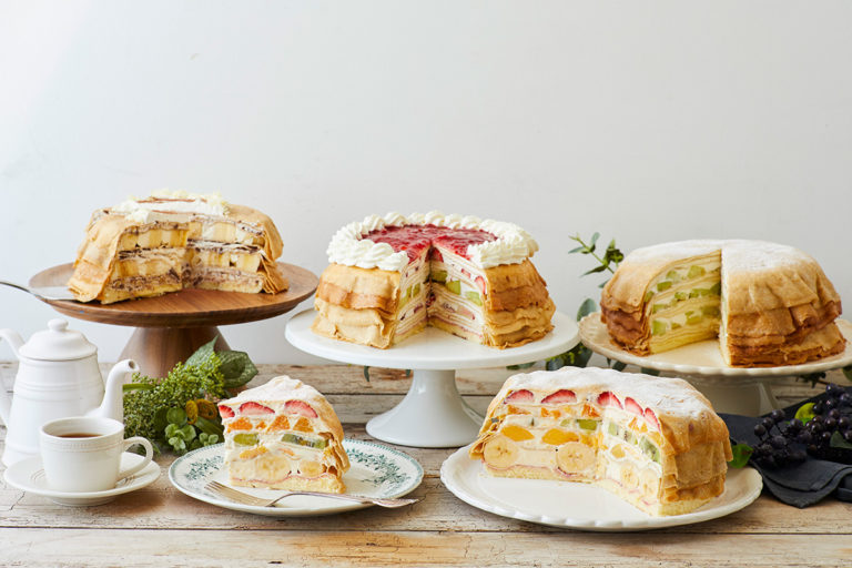 Afternoon Tea LOVE&TABLE フルーツとクリームを重ねたホームメイドミルクレープ