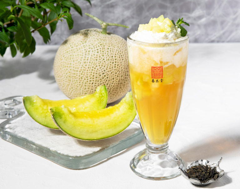 国産メロンとジャスミンティーの新ドリンク「果肉茶メロン」　台湾カフェ 春水堂