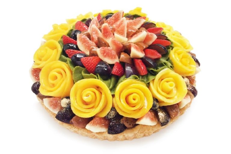 カフェコムサ　敬老の日限定　花束のようなフルーツケーキ