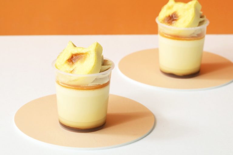 パステルなめらかプリン × ねこねこチーズケーキ「にゃんチープリン」