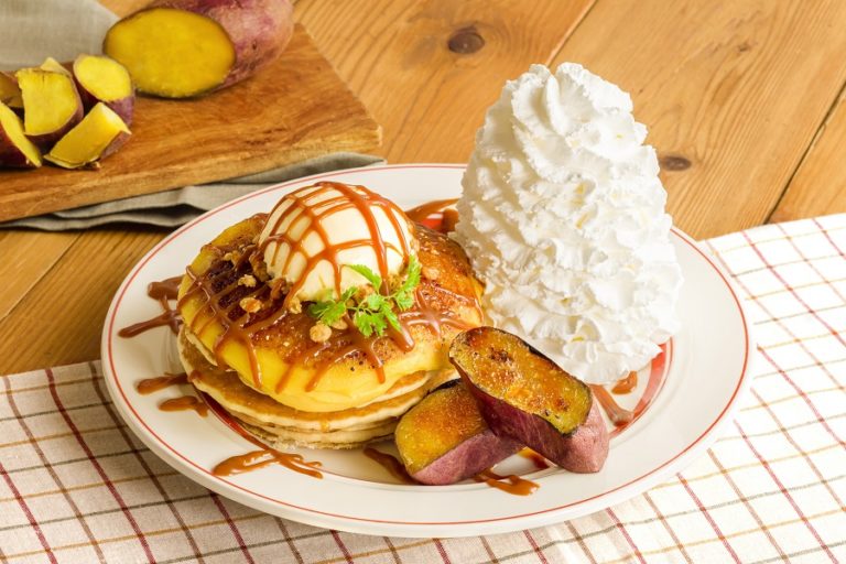 今年はブリュレ！Eggs ’n Thingsに人気のさつまいもメニューが登場
