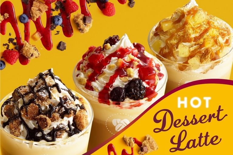 「コスタコーヒー 原宿駅店」限定メニュー　日本初となる「ホットデザートラテ」3種