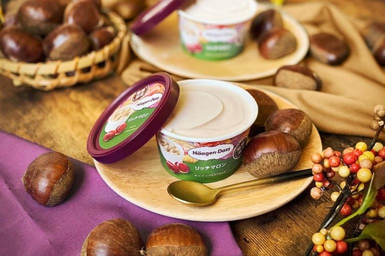 ハーゲンダッツ　マロンの濃厚な味わいとラム酒の香りの新作「リッチマロン」