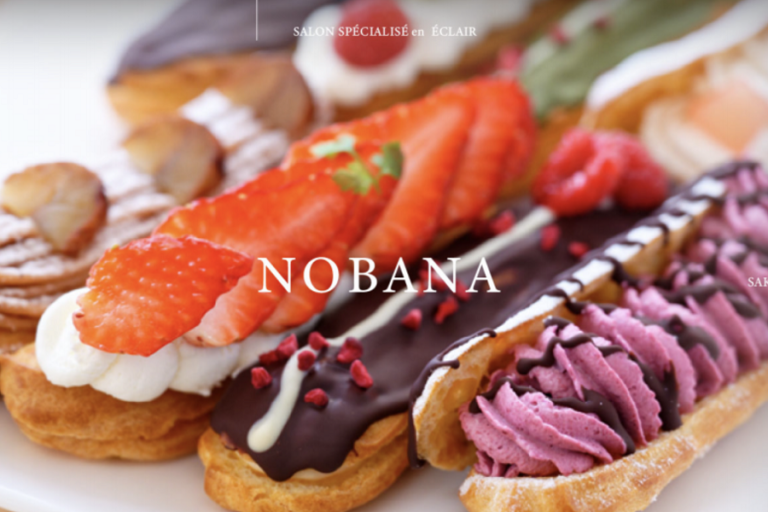 エクレア好きにはたまらないお店　エクレア専門店「NOBANA」の新サイトが開設