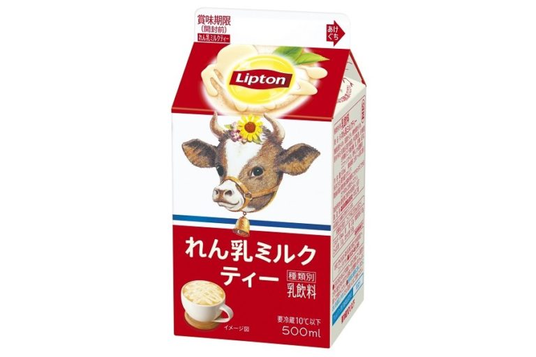 やさしい甘さとミルクのコク「リプトン れん乳ミルクティー」