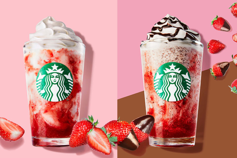 スターバックス新作！「ストロベリー フラペチーノ」チョコレートverも限定登場
