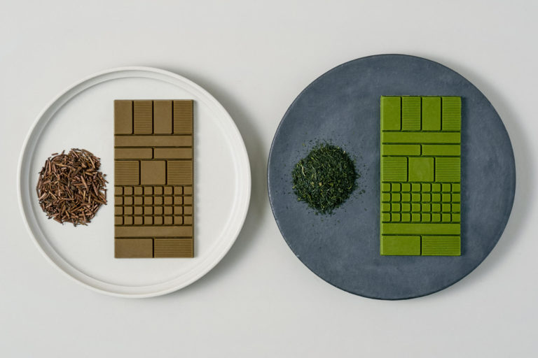 GEN GEN AN幻 × Minimalコラボ 「緑茶」と「焙じ茶」を表現した2種のチョコレート