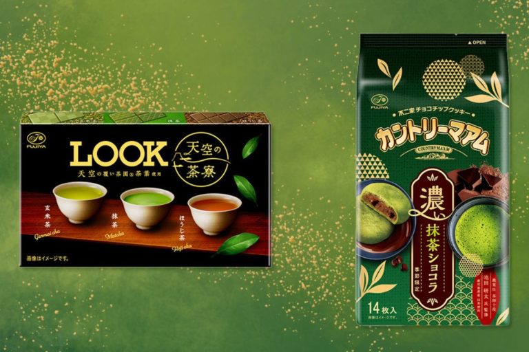抹茶や日本茶を味わえる「ルック(天空の茶寮)」「カントリーマアム(濃い抹茶ショコラ)」新発売!