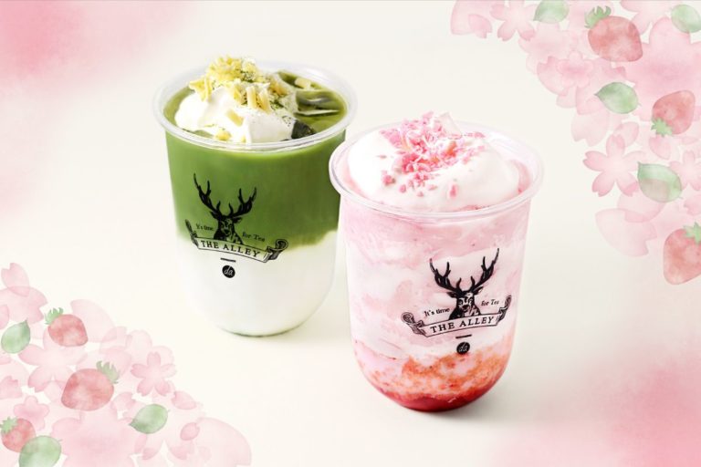 THE ALLEY　春色リッチミルクシリーズ「​苺ミルキースムージー」「抹茶ミルキーオレ」登場