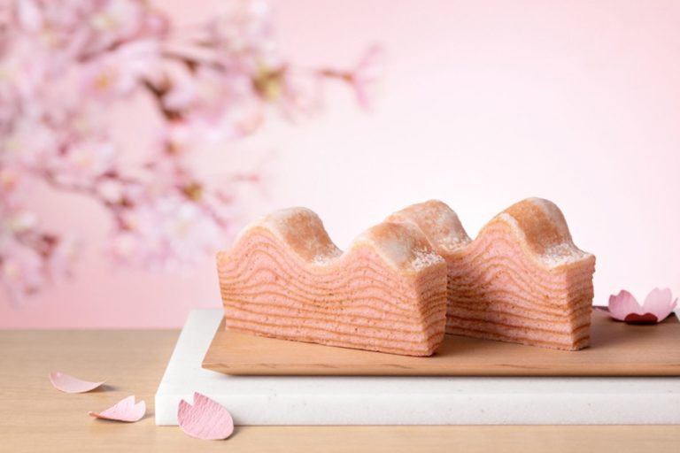 【ねんりん家】春限定！国産桜葉入り『桜の国のマウントバーム』登場　桜舞う山並みに春爛漫
