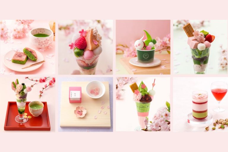 【桜と抹茶の「春スイーツ」】売り切れが絶えない幻のスイーツ「Petitパフェ花咲」等限定販売！