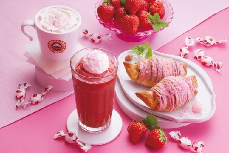 【15（いちご）の日】サンマルクカフェ×サクマ製菓「いちごみるく」コラボ商品が登場！