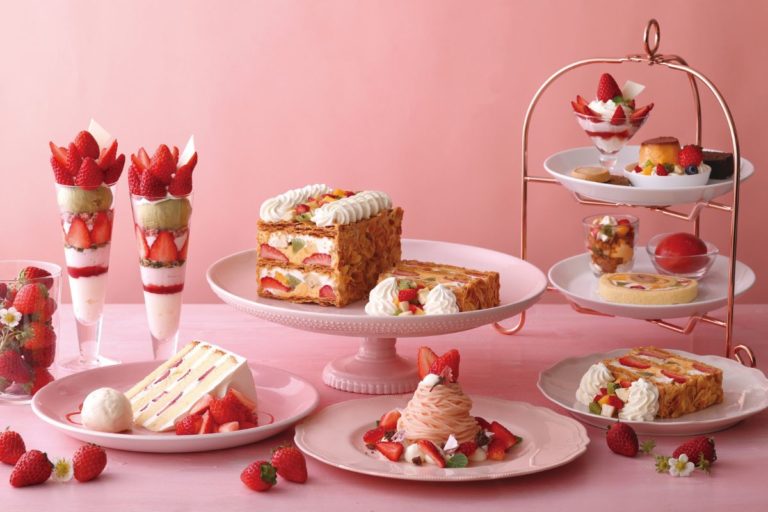 【キハチ カフェ】「春のストロベリーフェア」開催！カフェ限定のアフタヌーンティーセットも登場