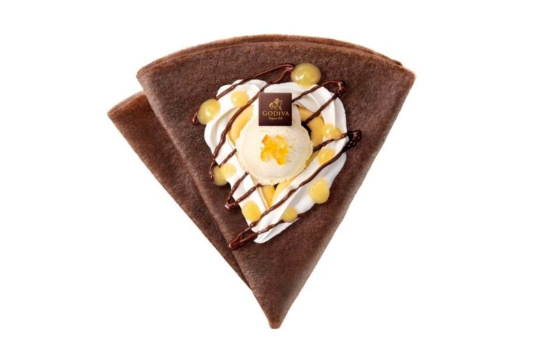ゴディバのチョコレート使用　爽やかな味わい「クレープ レモンチョコレートアイスクリーム」登場！