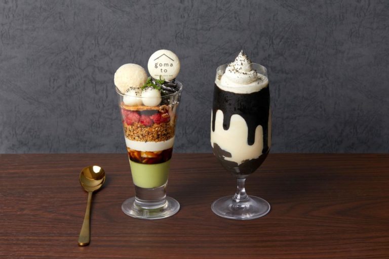 オープン1周年記念！“黒ごまモンブランパフェ”と“黒ねりごまと自家製わらび餅のバニラシェイク”登場