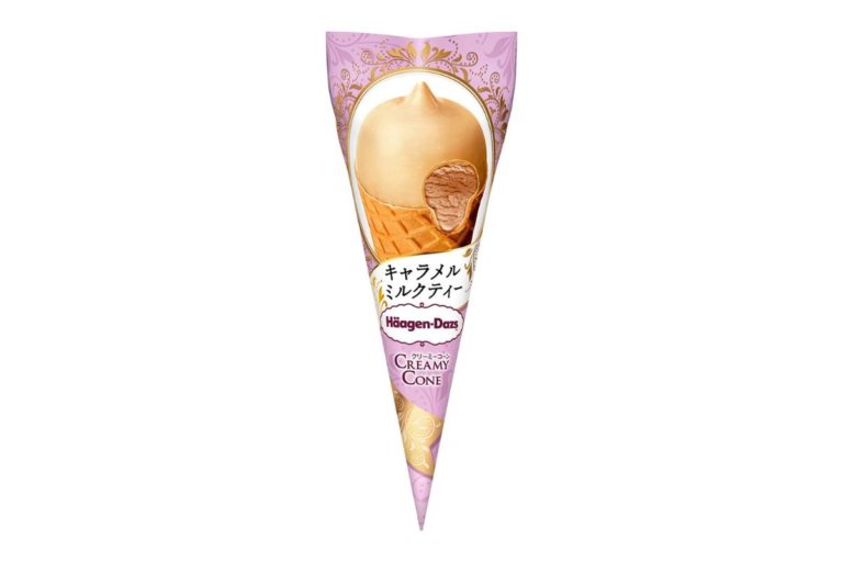 【セブン限定】華やかな紅茶の風味 ハーゲンダッツ『クリーミーコーン キャラメルミルクティー』
