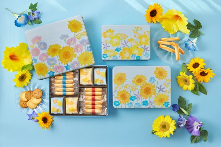 【ヨックモック】夏に咲きほこる花々をあしらった季節限定クッキー⽸「カドー ドゥ レテ」6⽉15⽇発売