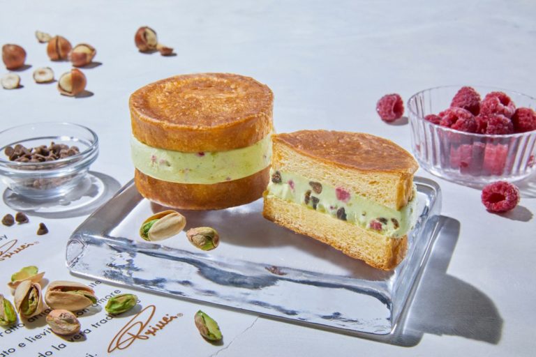 「プリンチ®」濃厚なピスタチオ風味のアイスドルチェ『カッサータ サンド ピスタチオ & ベリー』登場