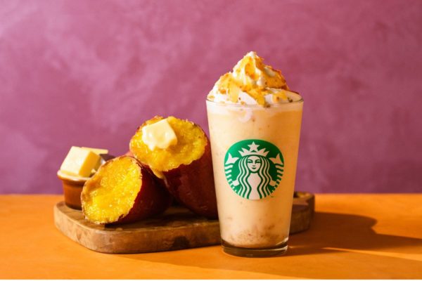 【スタバ】実りの秋到来！『おさつ バター フラペチーノ®』など旬の味覚を堪能できるアイテムが登場