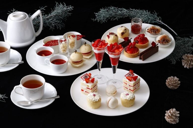 【東京マリオットホテル】冬の雪景色をイメージした「Vegan Afternoon Tea -Winter-」