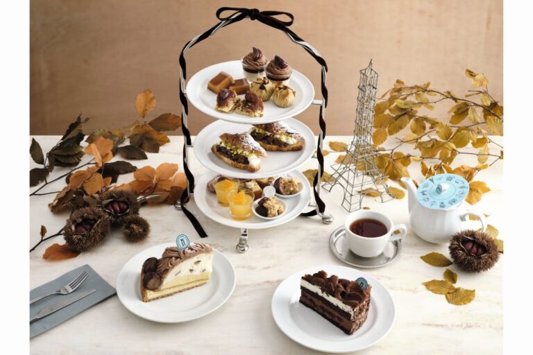 【RITUEL CAFÉ（リチュエル カフェ）】​「栗づくしのアフタヌーンティーセット」1ヶ月限定で提供開始