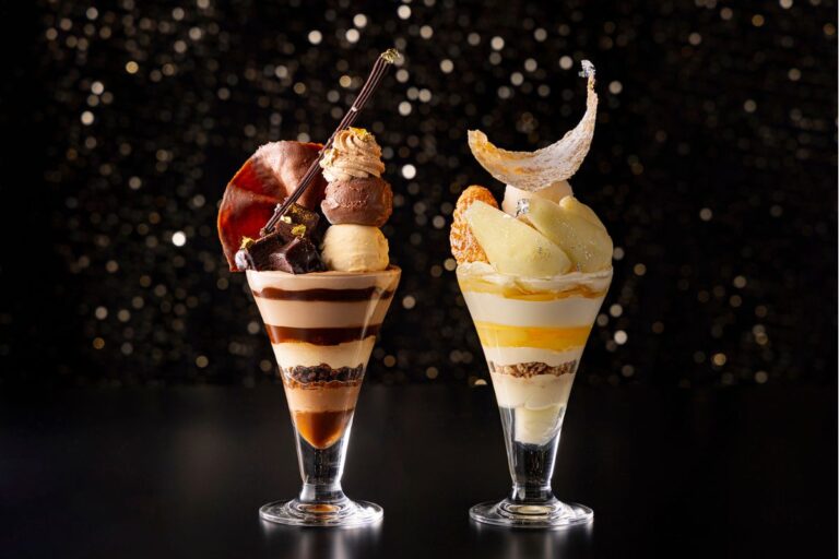5種のチョコレートを使ったプレミアムパフェ＆王将果樹園より直送のラ・フランスがジューシーなラグジュアリーパフェ登場