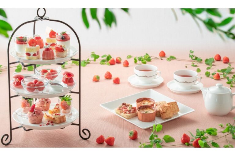 【グランドプリンスホテル新高輪】心ときめく“いちご”尽くしの「Strawberry Afternoon Tea」開催