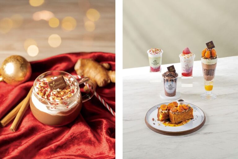 【GODIVA café】冬季限定ドリンクやスイーツ全6種類発売！クリスマスにぴったりなスペシャルメニューにご注目