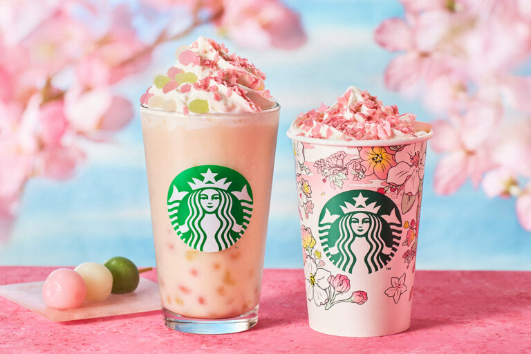 スタバ新作フラペチーノは三色だんごがモチーフのさくらフレーバー！「花見だんご フラペチーノ」登場