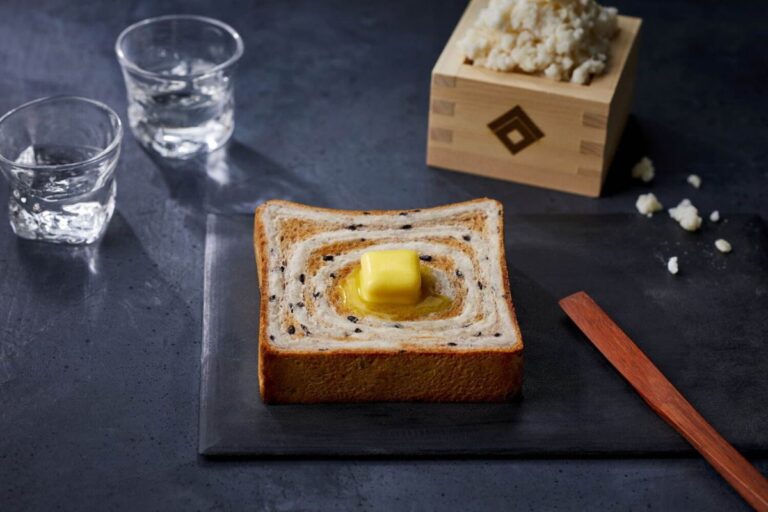 【銀座に志かわ】これまでにない新鮮な食感を楽しめる「黒龍酒造監修 大人のあん食パン」3月20日発売