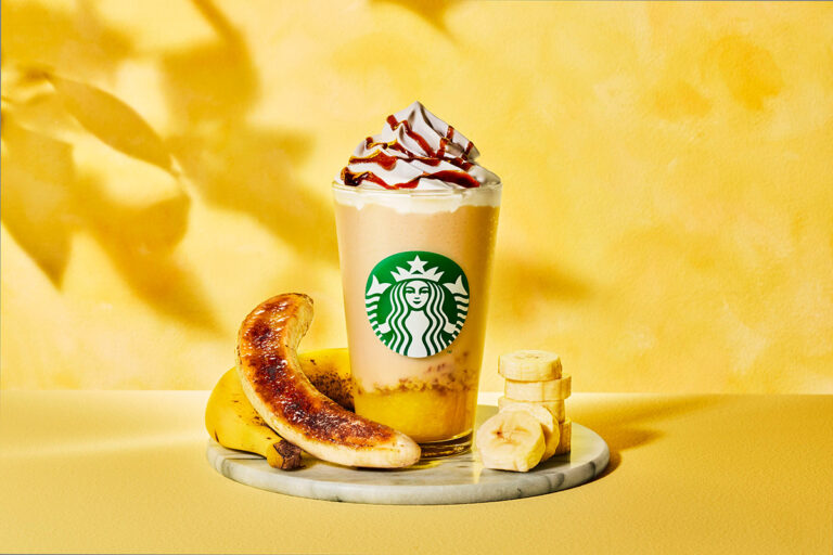 スターバックス新作「バナナ ブリュレ フラペチーノ」完熟バナナの奥深い甘さとビターなカラメルの味わい