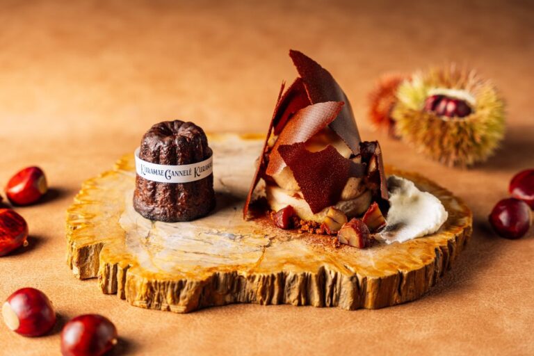 【KURAMAE CANNELÉ】3つの変化を楽しむ「グランカヌレ&和栗のモンブラン」9月6日から限定発売